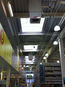 BauMax гр. Русе, България - Хипермаркет с цялостно ОВК решение от Hoval