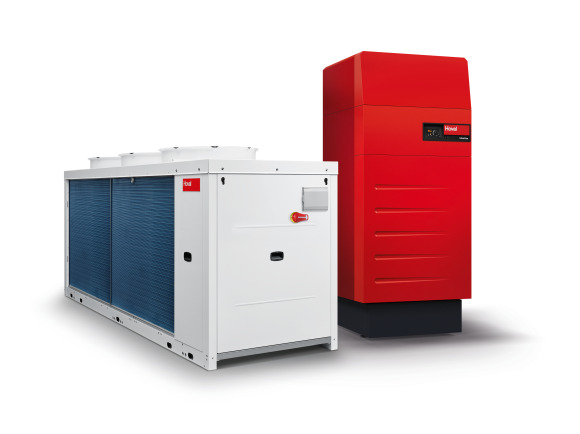 Хибридна система - ефективна, устойчива и надеждна хибридна газова котелна и термопомпена система