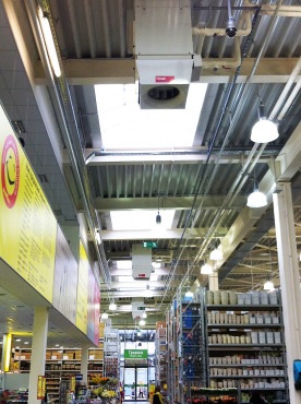 BauMax гр. Русе, България - Хипермаркет с цялостно ОВК решение от Hoval