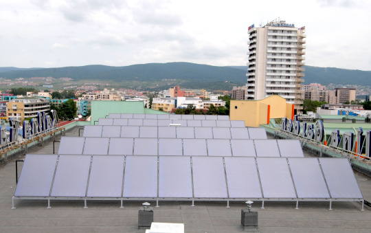 0 main picture solar collectors UltraSol for hotel Kalina Garden